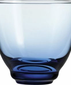 Holmegaard Flow Vandglas Blå 35 Cl