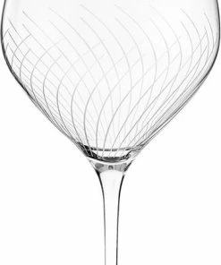 Holmegaard Cabernet Lines Bourgogneglas Klar 69 Cl 2 Stk.