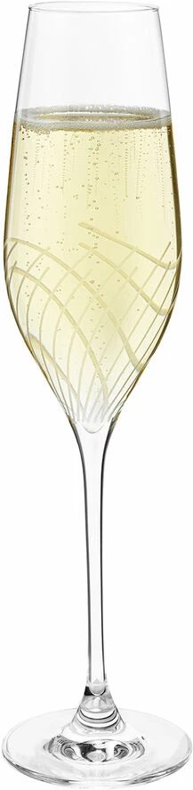 Holmegaard Cabernet Lines Champagneglas Klar 29 Cl 2 Stk. - Billede 2
