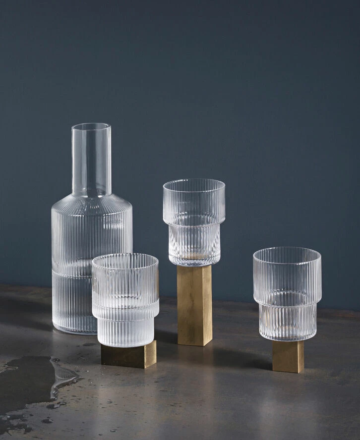 Ferm LIVING Ripple Glas 4 Stk. - Billede 2