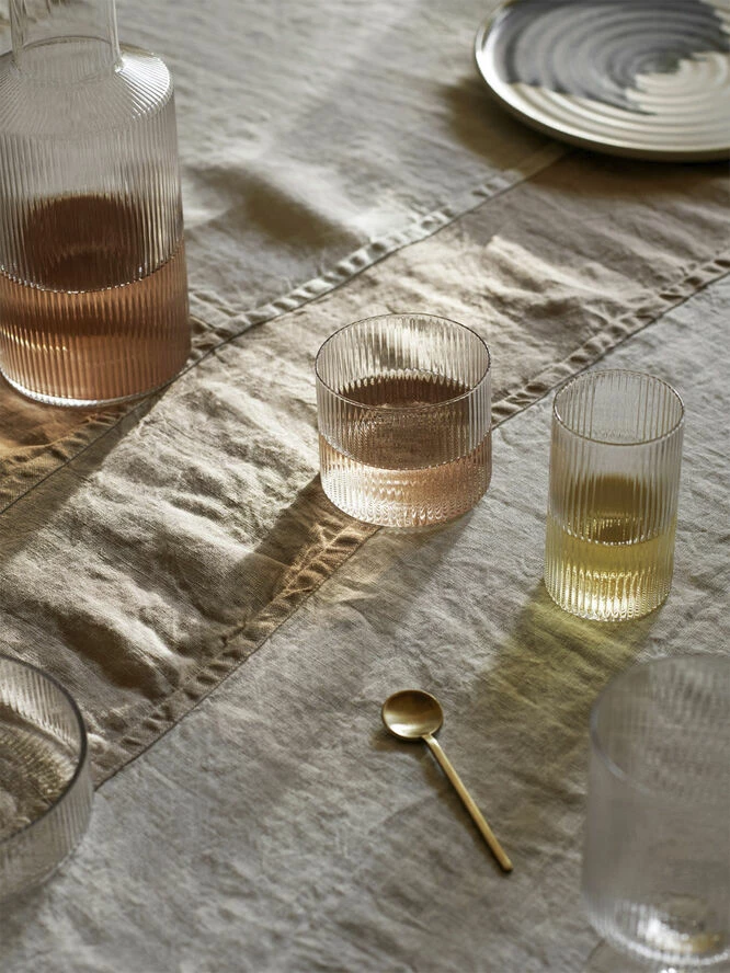 Ferm LIVING Ripple Verrines - Set Of 4 - Clear 3 Ferm LIVING Ripple Verrines - Set Of 4 - Clear - Billede 3