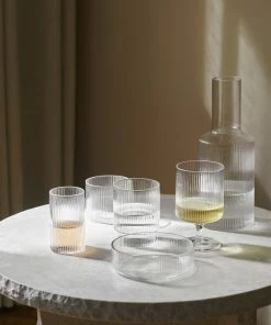 Ferm LIVING Ripple Verrines - Set Of 4 - Clear 9 Ferm LIVING Ripple Verrines - Set Of 4 - Clear -Luigi Bormioli Store 5704723270065 3