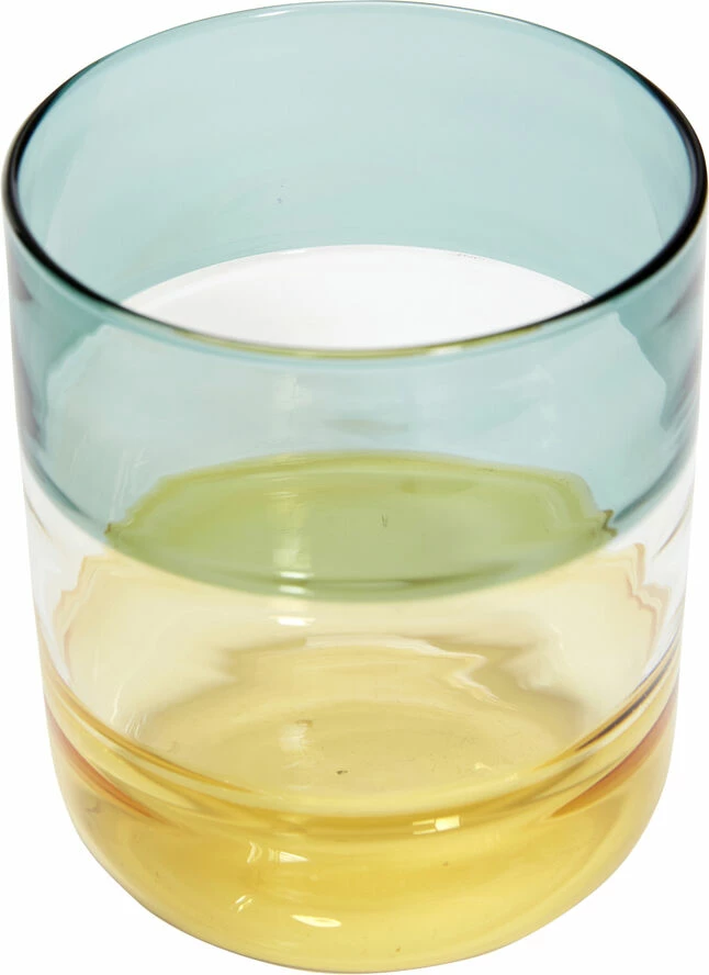 Hübsch Lemonade Glasses Amber/Petrol Set Of 2 2 Hübsch Lemonade Glasses Amber/Petrol Set Of 2 - Billede 2