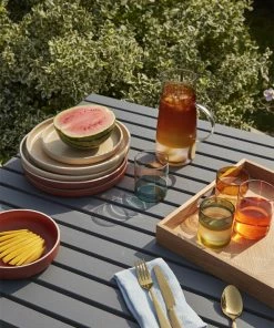 Hübsch Lemonade Glasses Amber/Petrol Set Of 2 8 Hübsch Lemonade Glasses Amber/Petrol Set Of 2 -Luigi Bormioli Store 5712772110171 4