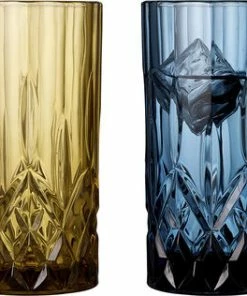 Lyngby Glas Highball Sorrento 38 Cl 4 Assorterede Glas