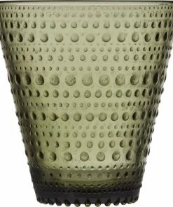 Iittala KASTEHELMI GLAS 2 STK MOSGRØN 30CL