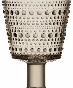 Iittala Kastehelmi Glas På Fod 30 Cl - Linen 2 Stk