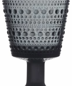 Iittala Kastehelmi 26cl Glas På Fod Mørkegrå 2stk