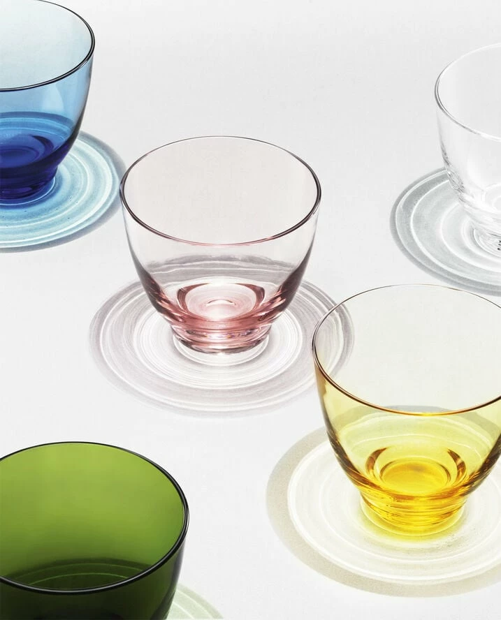 Holmegaard Flow Vandglas Olivengrøn 35 Cl - Billede 4