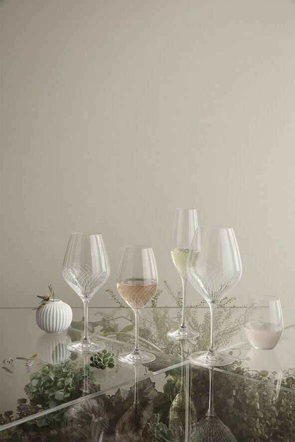 Holmegaard Cabernet Lines Champagneglas Klar 29 Cl 2 Stk. - Billede 3