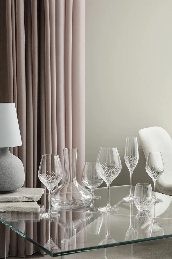 Holmegaard Cabernet Lines Bourgogneglas Klar 69 Cl 2 Stk. - Billede 4